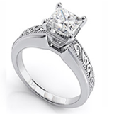Bague diamant troisième option