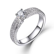 Bague pavé