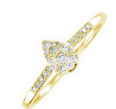 Bague diamant seconde option
