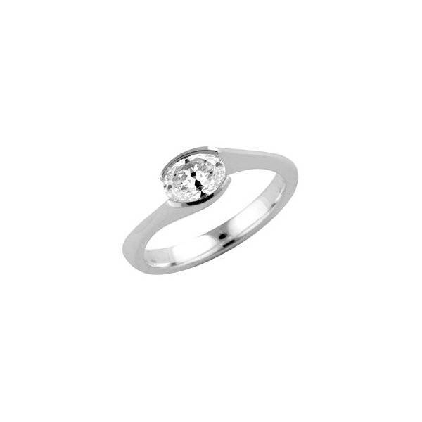 bague diamant ovale